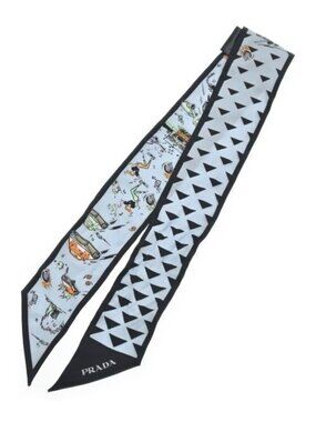 Prada Bandana Scarf Blue